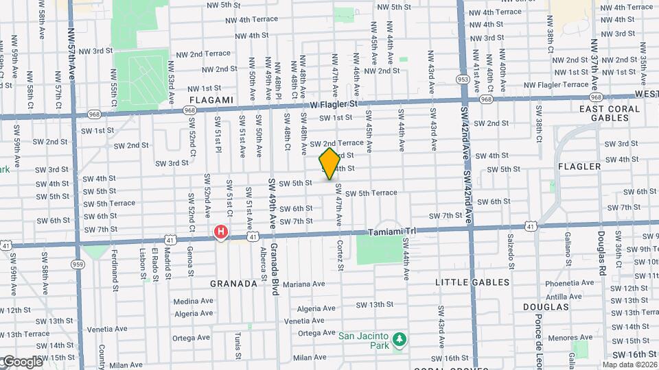 4722 SW 5th St Map and Location Details