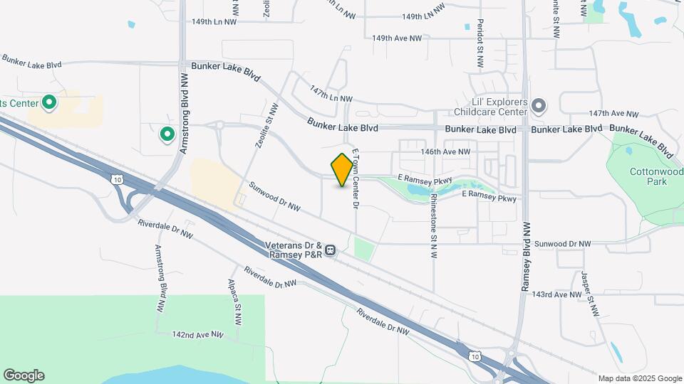 Affinity at Ramsey 55+ Map and Location Details