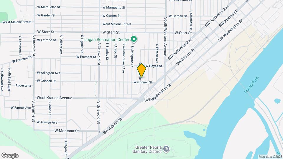 1714 S Lydia Ave Map and Location Details