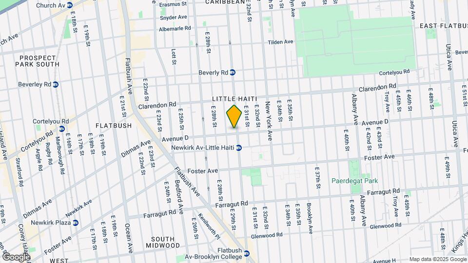 1838 Nostrand Ave Map and Location Details