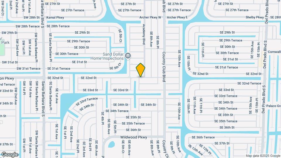 622 SE 32nd St Map and Location Details