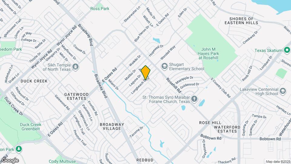 810 Longbeach Dr Map and Location Details