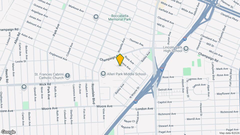 2328 Detroit Ave Map and Location Details