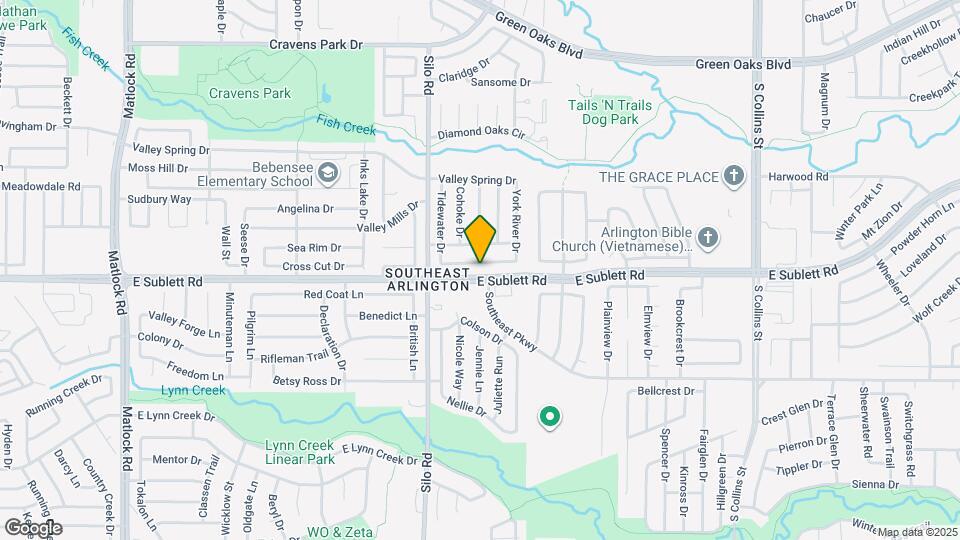 720 Charles City Dr Mapa y Detalles de la Ubicación