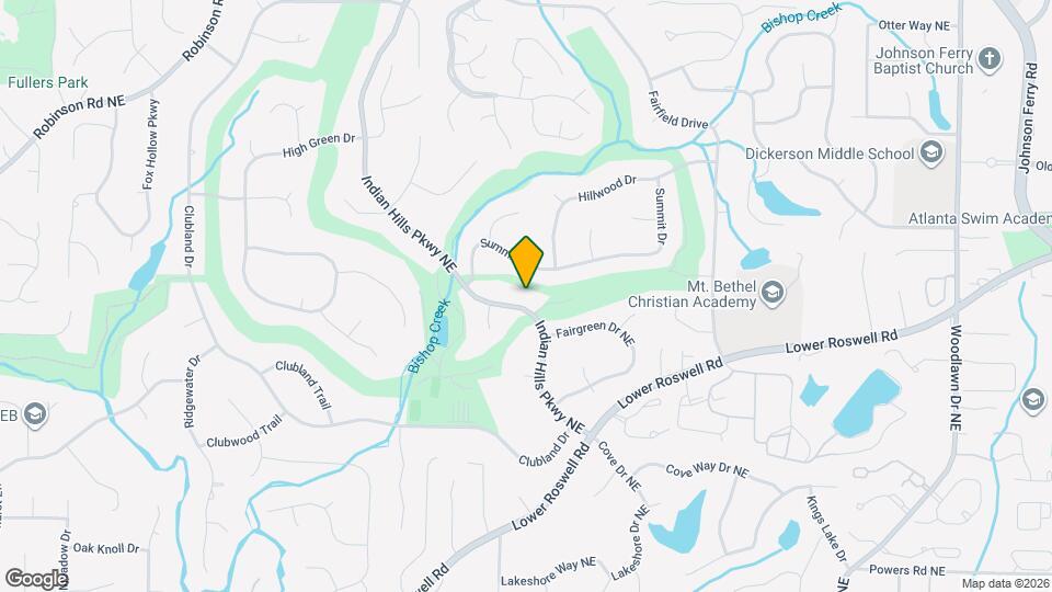 626 Indian Hills Pkwy NE Map and Location Details