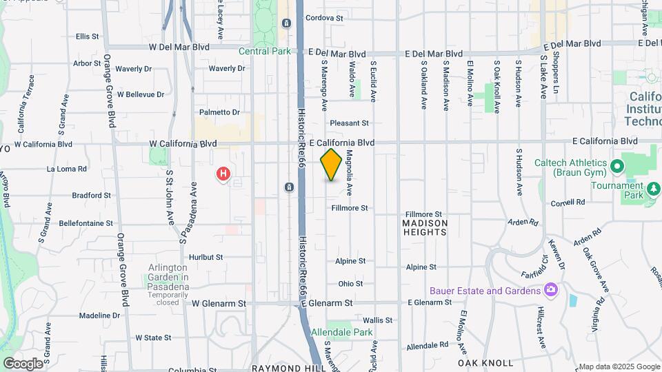 704 S Marengo Ave Map and Location Details
