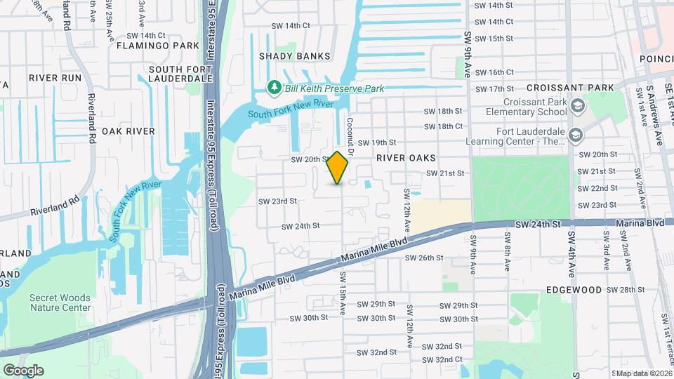 1500 SW 22nd St Map and Location Details