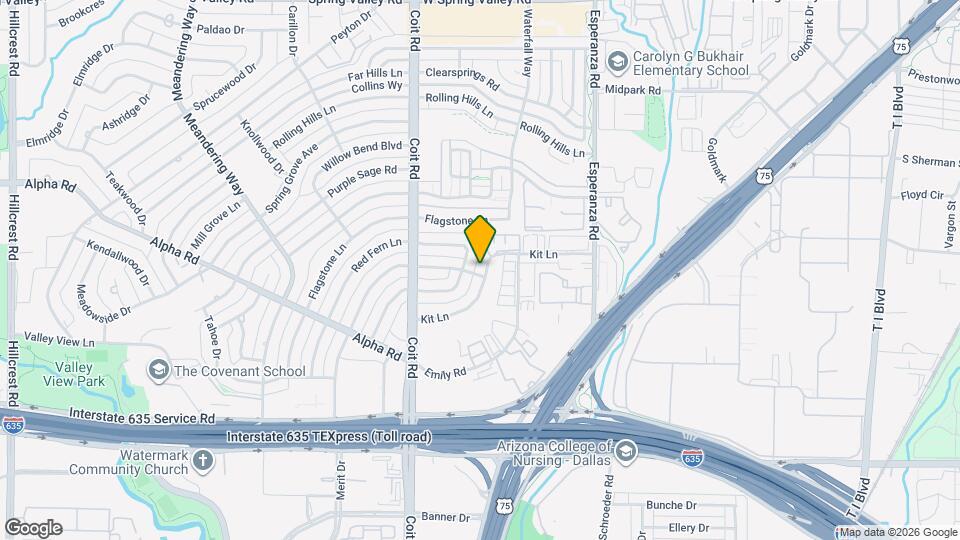 13351 Kit Ln Map and Location Details