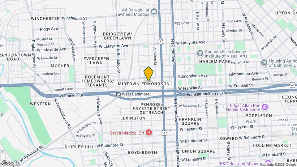 534 N Payson St Map and Location Details