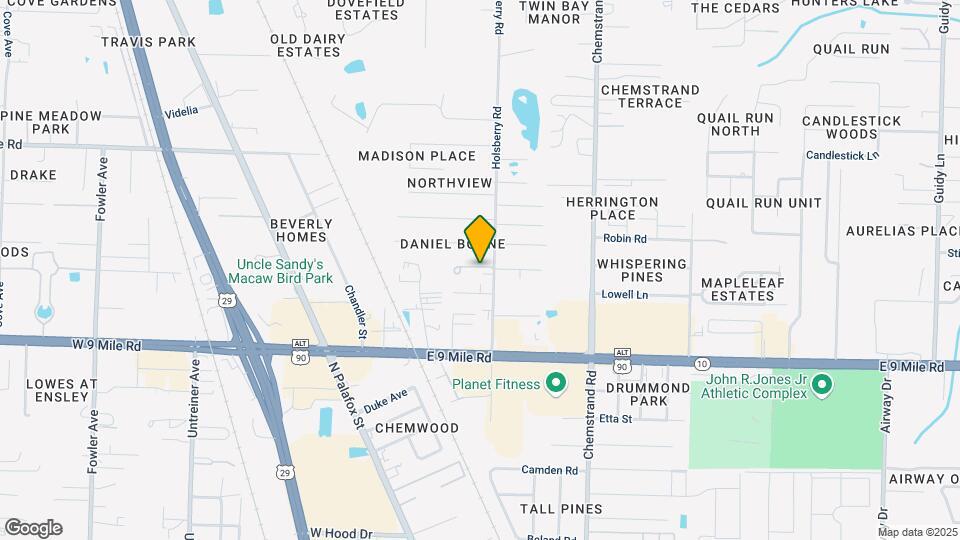 9631 Holsberry Rd Mapa y Detalles de la Ubicación