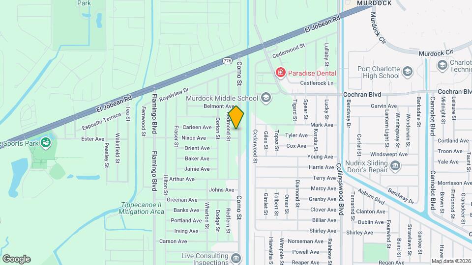 2111 Como St Map and Location Details