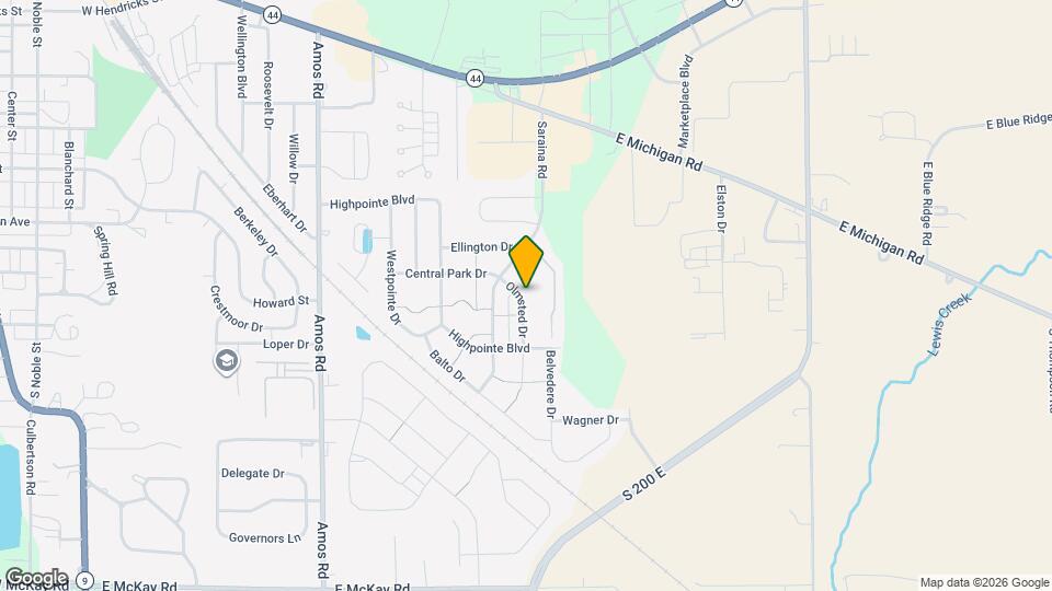 824 Olmsted Dr Map and Location Details