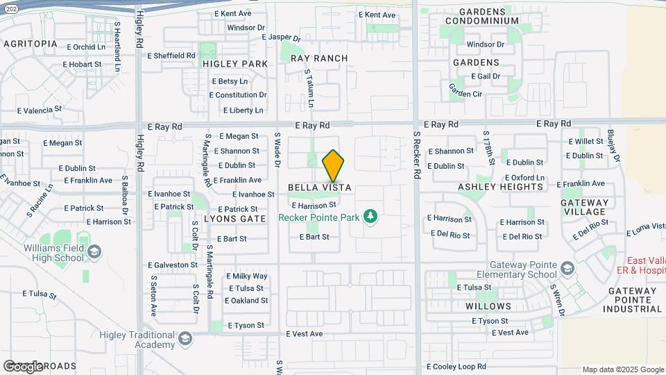 3765 E Oxford Ln Map and Location Details