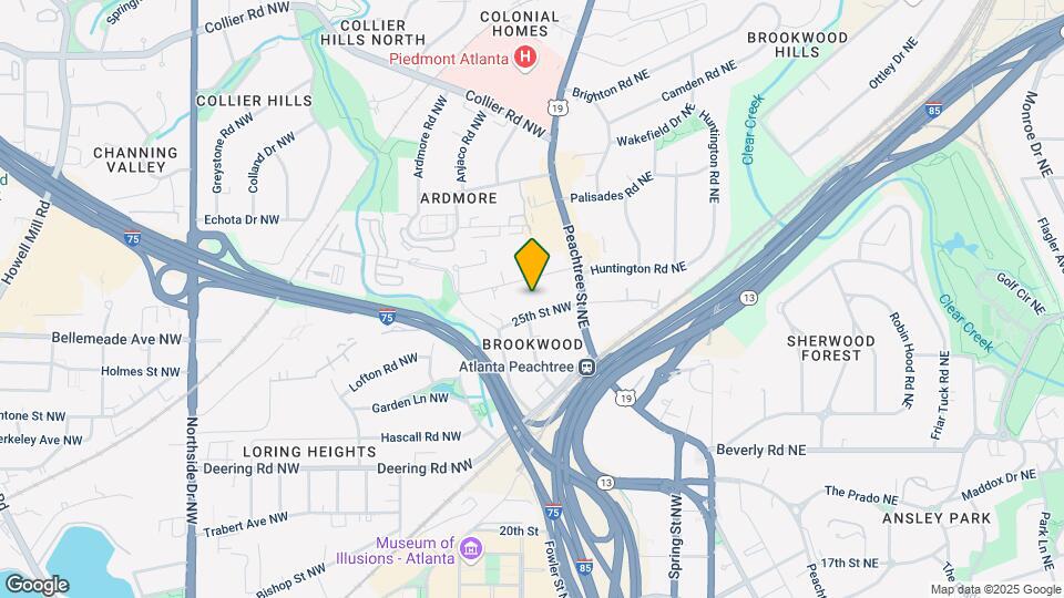 43 25th St NW Map and Location Details