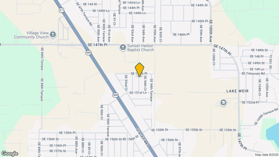 15041 SE 93rd Ct Map and Location Details