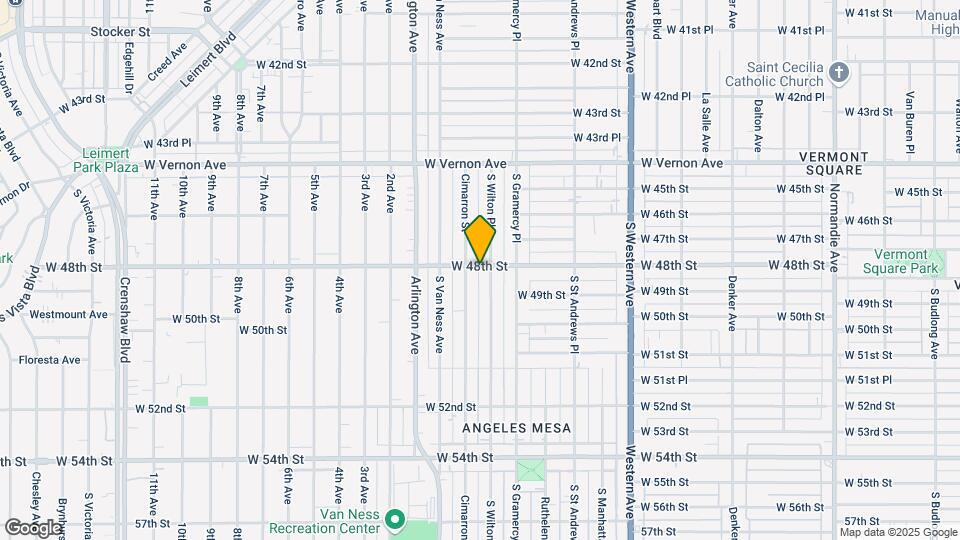 1956 W 48th St Map and Location Details