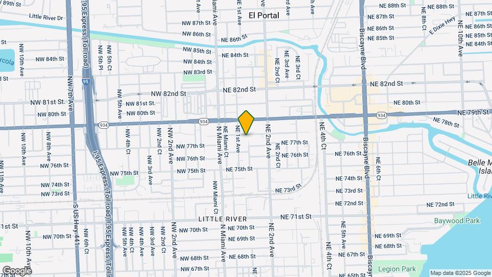 122 NE 78th St Map and Location Details