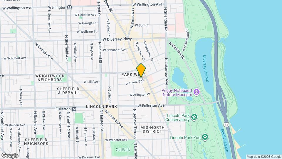 508 W Deming Pl, Unit 1N Map and Location Details