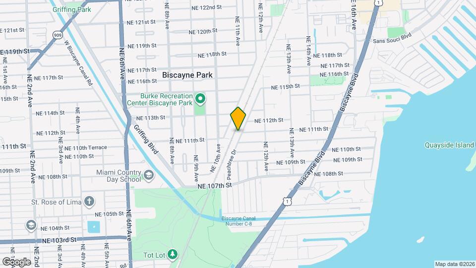 11080 Peachtree Dr Map and Location Details