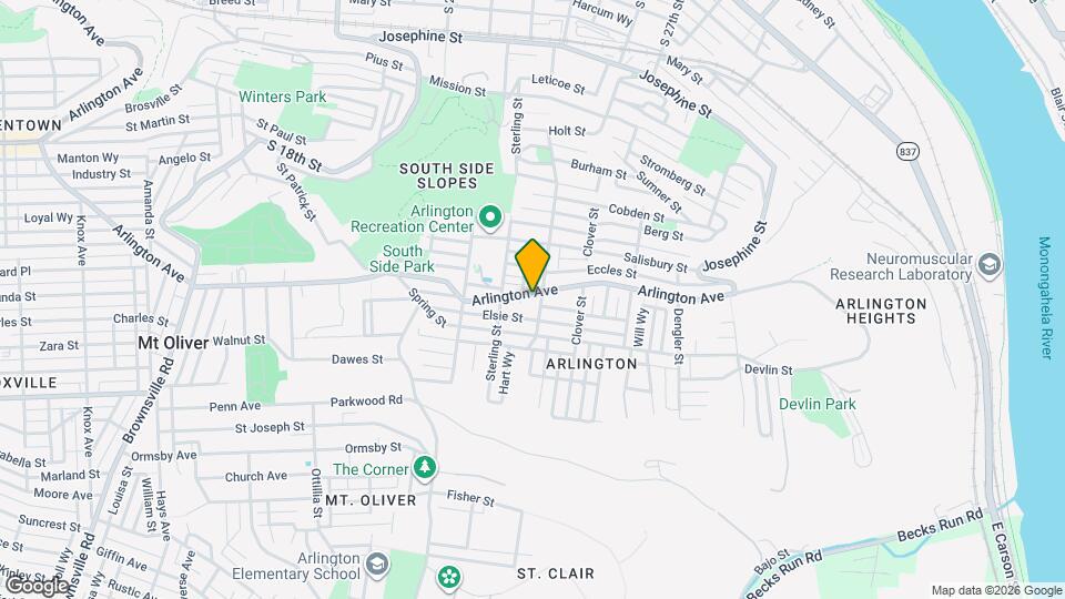 2332 Arlington Ave Map and Location Details