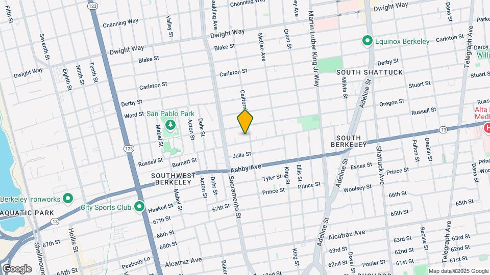 1541 Russell St Map and Location Details