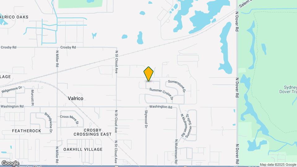 619 Wave Crest Cir Mapa y Detalles de la Ubicación