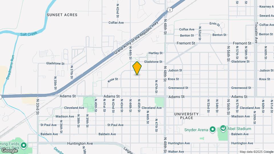 4442 Knox St Map and Location Details