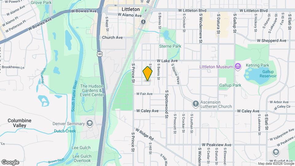 2233 W Parkhill Ave Map and Location Details