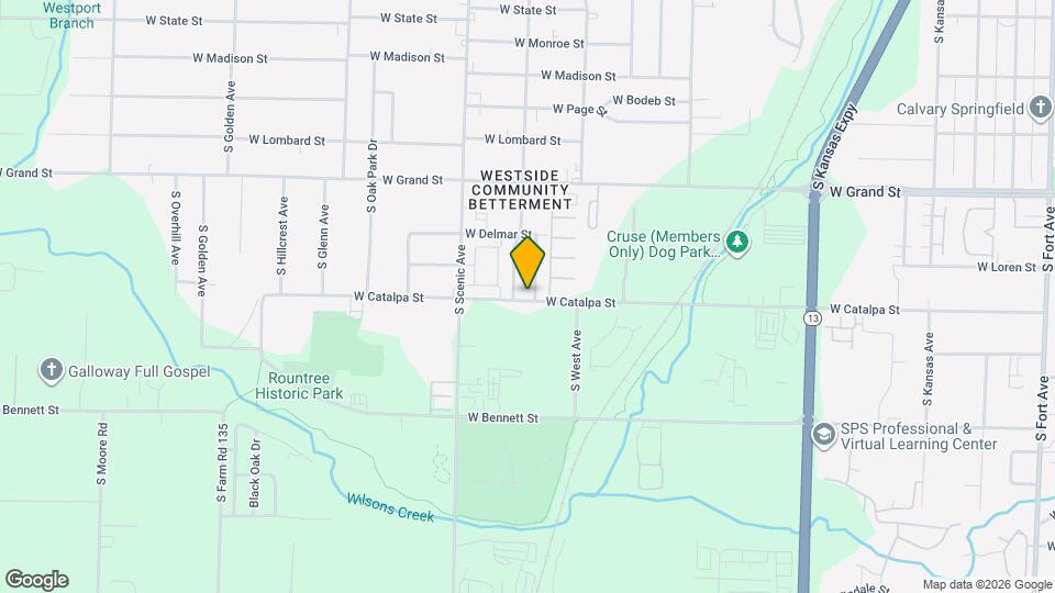 1147 S Brown Ave Map and Location Details