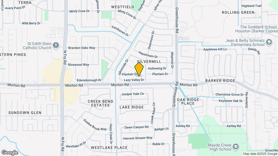 19422 Lazy Valley Dr Map and Location Details