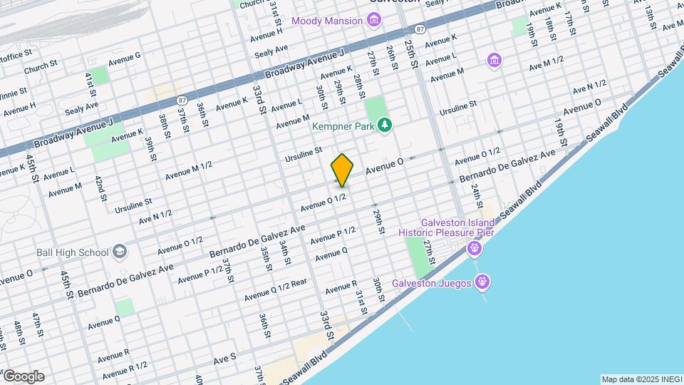 3012 Avenue O 1/2 Map and Location Details