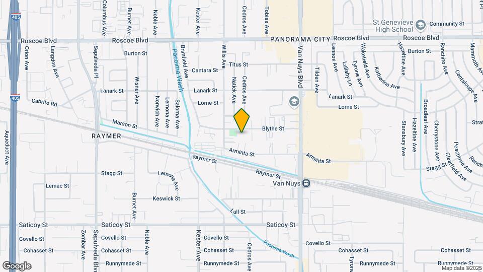 14728 Blythe St Map and Location Details