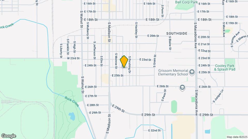 3104 S Vine St Map and Location Details