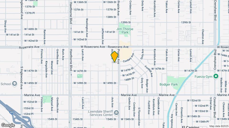 14528 AVIS Ave Map and Location Details