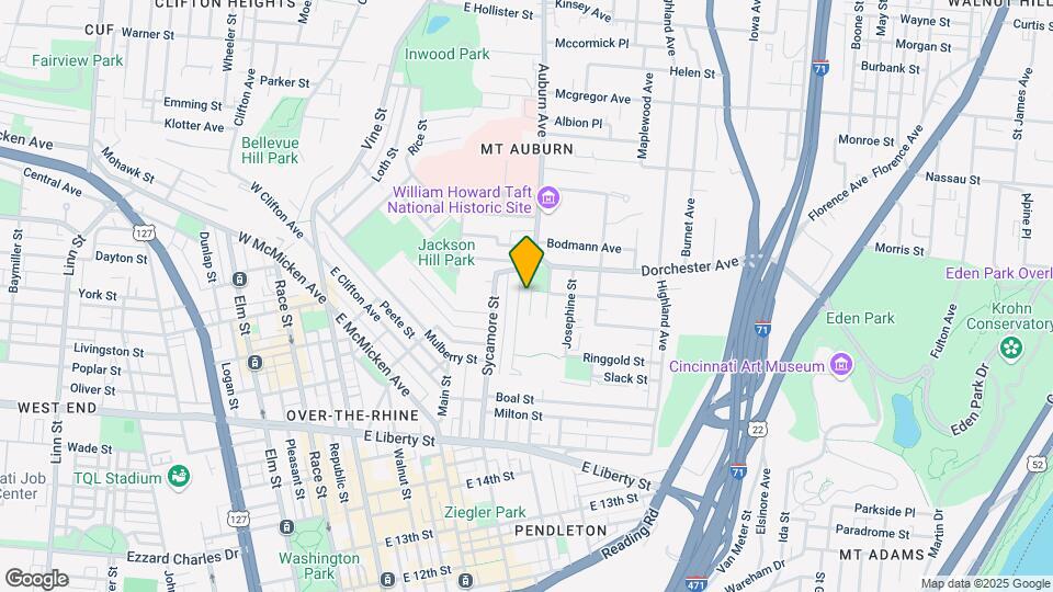 1925 Auburn Ave, Unit 6 Map and Location Details