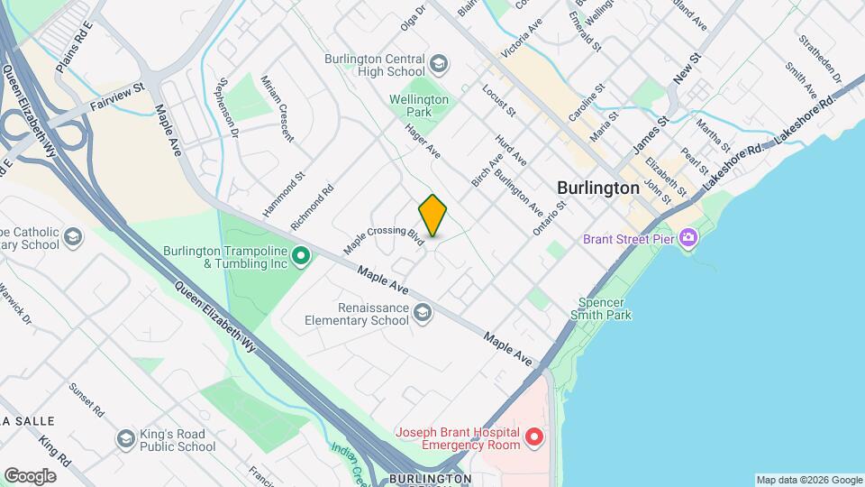 1280 Maple Crossing Blvd Map and Location Details