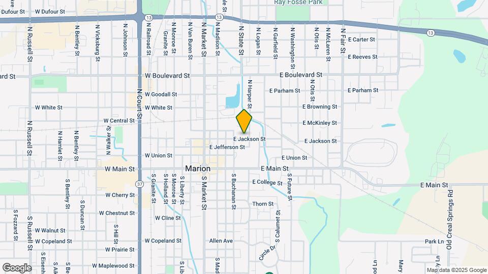 406 E Jackson St Map and Location Details