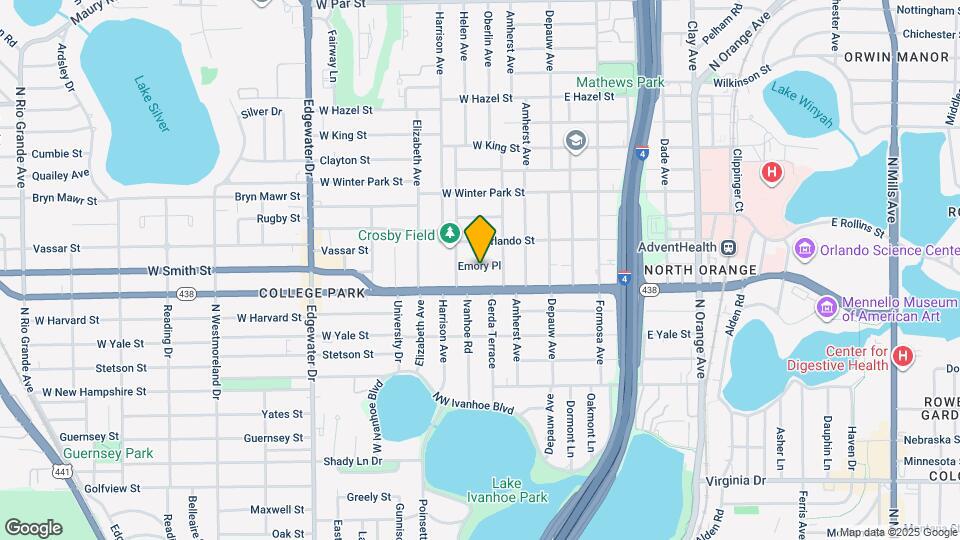 222 Emory Pl Map and Location Details