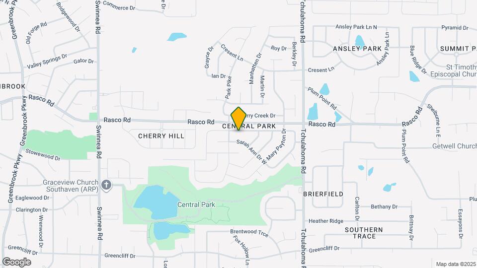 1679 Central Trails Dr Mapa y Detalles de la Ubicación