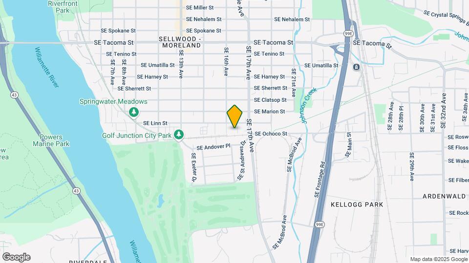 8835 SE 16th Pl Map and Location Details