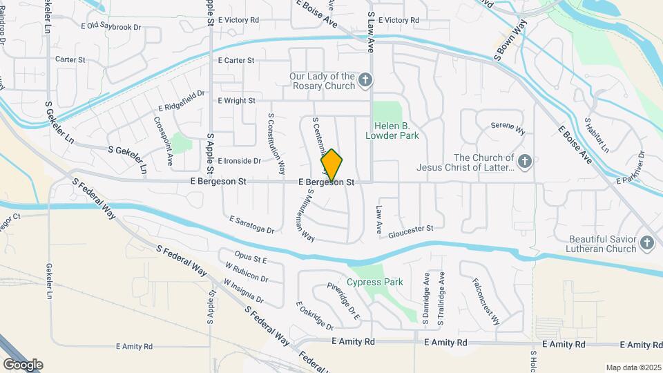 1405 E Bergeson St Map and Location Details