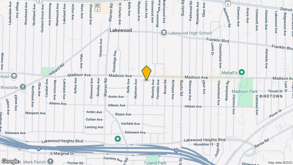 2017 Lincoln Ave Mapa y Detalles de la Ubicación