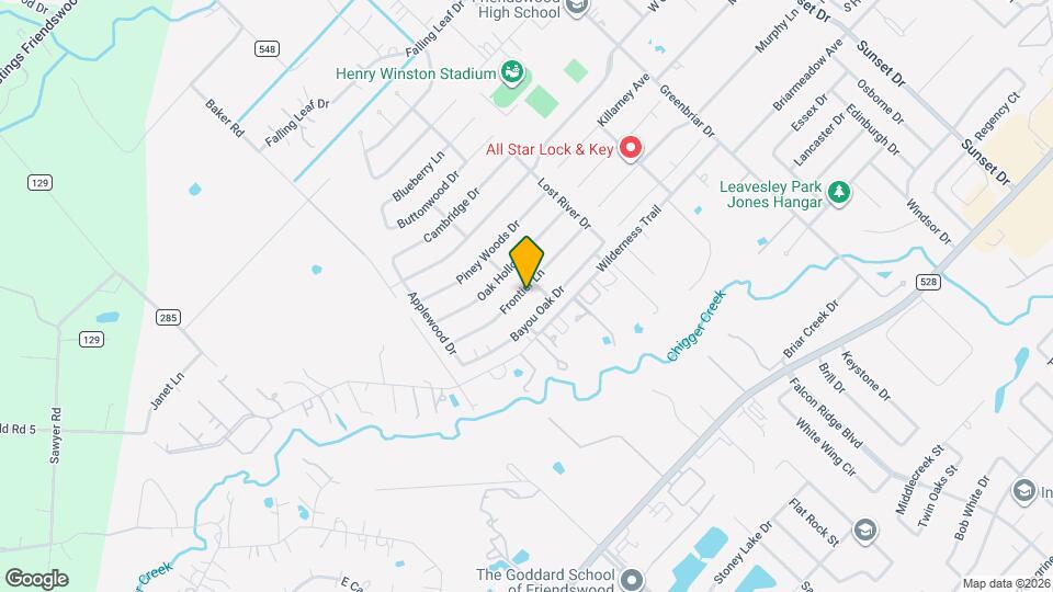 1314 Frontier Ln Map and Location Details