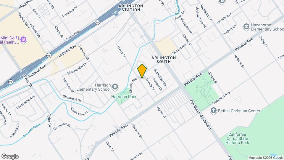 2875 Myers St, Unit 106 Map and Location Details