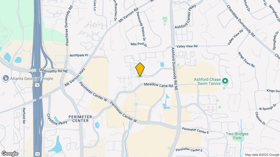 1000 Ashwood Pkwy Mapa y Detalles de la Ubicación