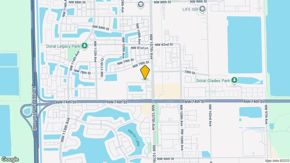 10703 NW 76th Ln Map and Location Details