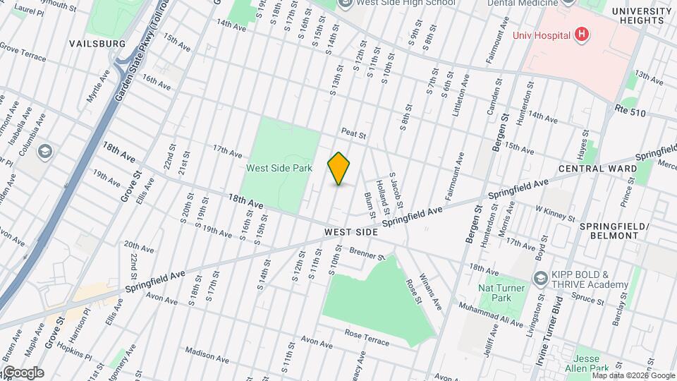 572 S 11th St Map and Location Details