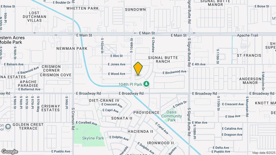 10426 E Bramble Ave Map and Location Details