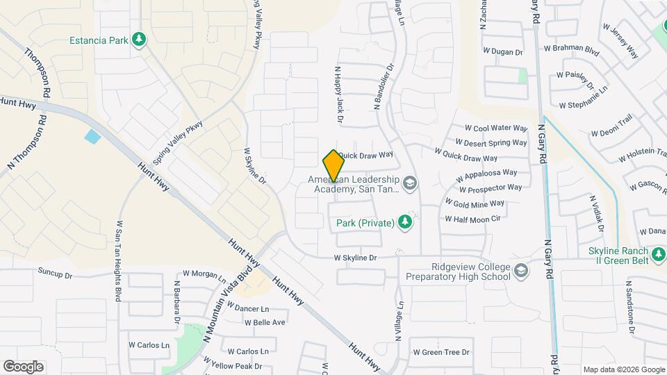 34720 N Happy Jack Dr Mapa y Detalles de la Ubicación