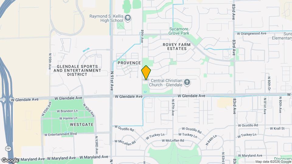 7206 N 88th Ln Map and Location Details